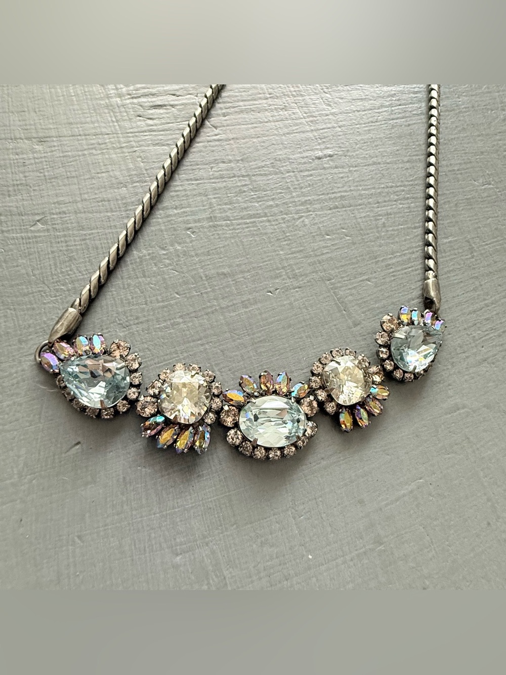 Sorrelli Crystal Cluster Statement Necklace